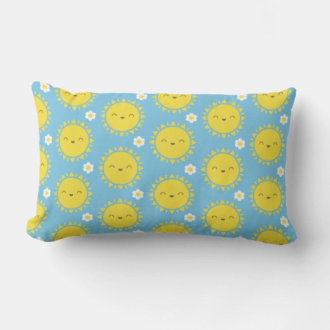 Kawaii Sunny Days Lumbar Cushion (Front)