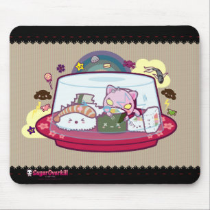 Kawaii Sushi Attacked! Mouse Pad