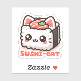 Kawaii Sushi-Cat Pun