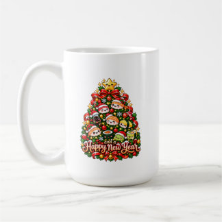 Kawaii Sushi Christmas Tree Coffee Mug