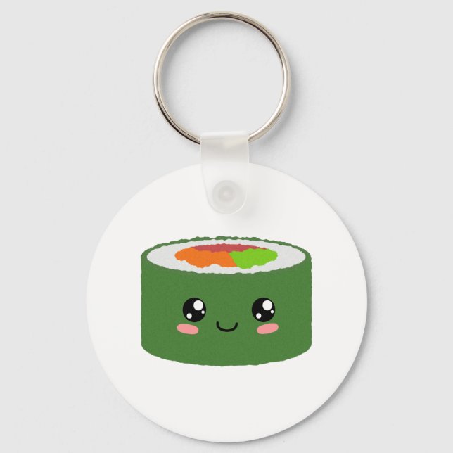Kawaii Sushi Key Ring (Front)