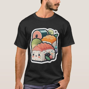Kawaii Sushi Roll Friends T-Shirt