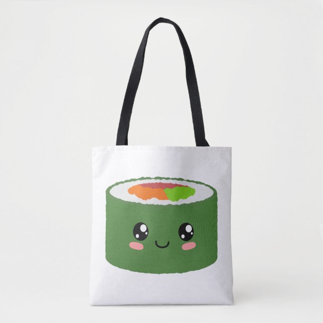 Kawaii Sushi Tote Bag (Front)