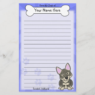 Kawaii Swedish Vallhund Stationery