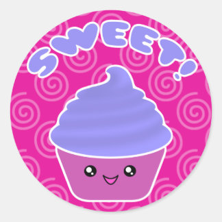 Kawaii Sweet Cupcake Stickers