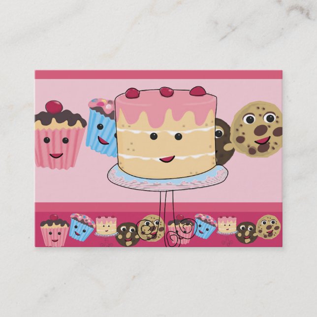 Kawaii Sweets Business Card (Front)