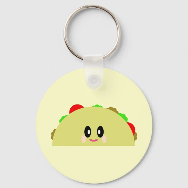 KAWAII TACO CUTE KEYCHAIN (Front)