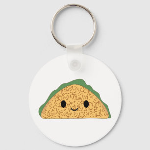 Kawaii Taco Key Ring