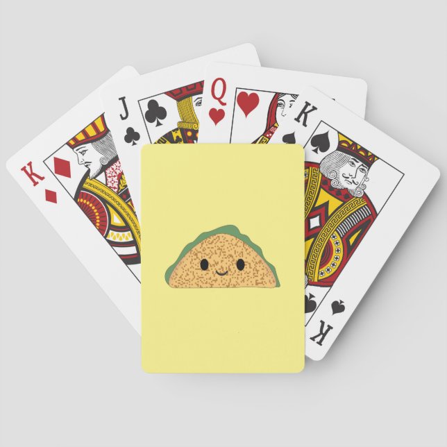 Kawaii Taco Playing Cards (Back)