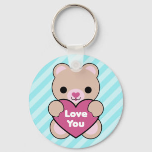Kawaii Teddy Bear Key Ring