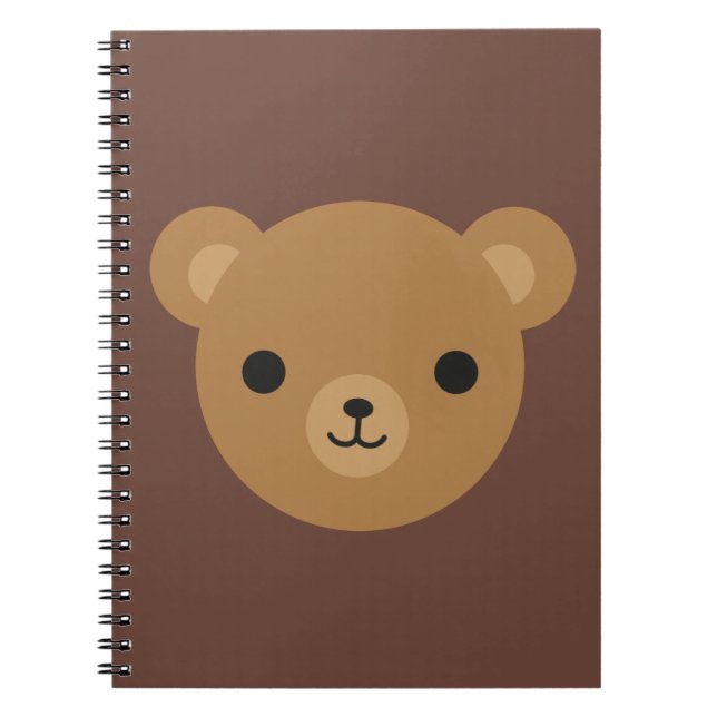 Kawaii Teddy Bear Notebook (Front)