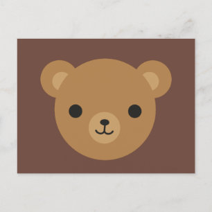 Kawaii Teddy Bear Postcard