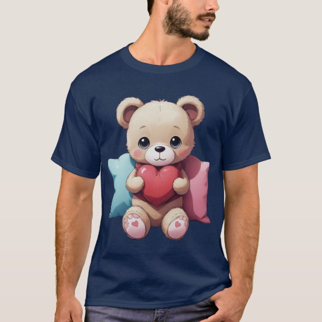 Kawaii Teddy Bear T-Shirt (Front)
