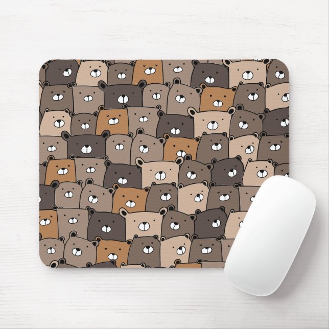 Kawaii teddy Bears  Mouse Pad (With Mouse)