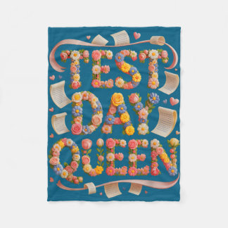 Kawaii test day queen mode on ela stem ready fleece blanket
