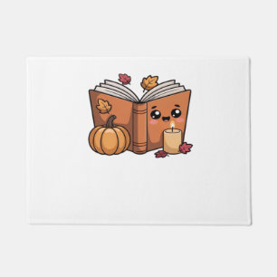 kawaii thanksgiving book Classic T-Shirt Doormat