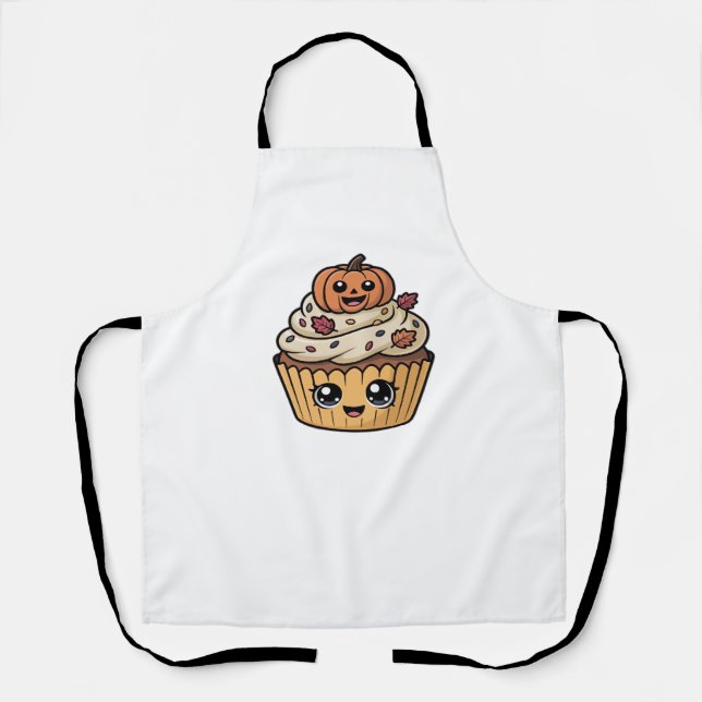 kawaii thanksgiving cupcake Classic T-Shirt Apron (Front)