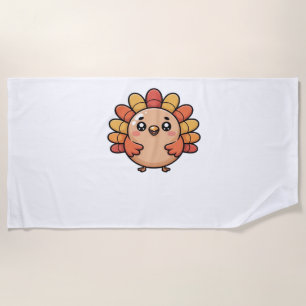 kawaii thanksgiving turkey Classic T-Shirt Beach Towel
