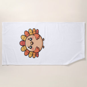 kawaii thanksgiving turkey Classic T-Shirt Beach Towel