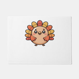 kawaii thanksgiving turkey Oversized T-Shirt Doormat
