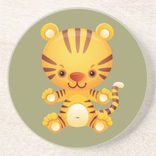 Kawaii Tiger Coaster