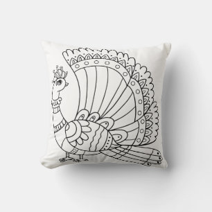 Kawaii Tiger Face Cushion