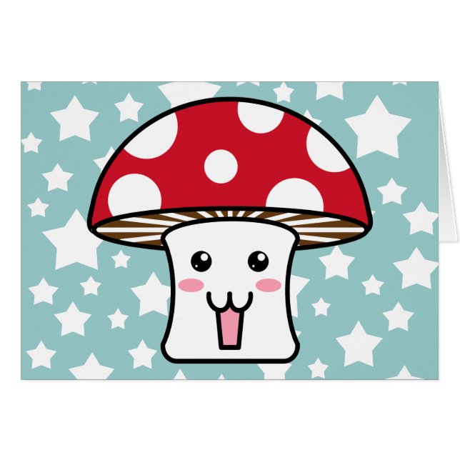 Kawaii Toadstool (Front Horizontal)