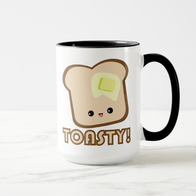 Kawaii Toasty! Toast mug (Right)