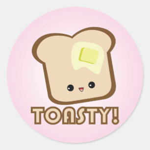 Kawaii Toasty! Toast stickers