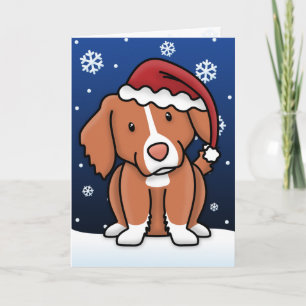 Kawaii Toller Christmas Card