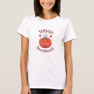 Kawaii Tomato-Themed Designs for Fans T-Shirt