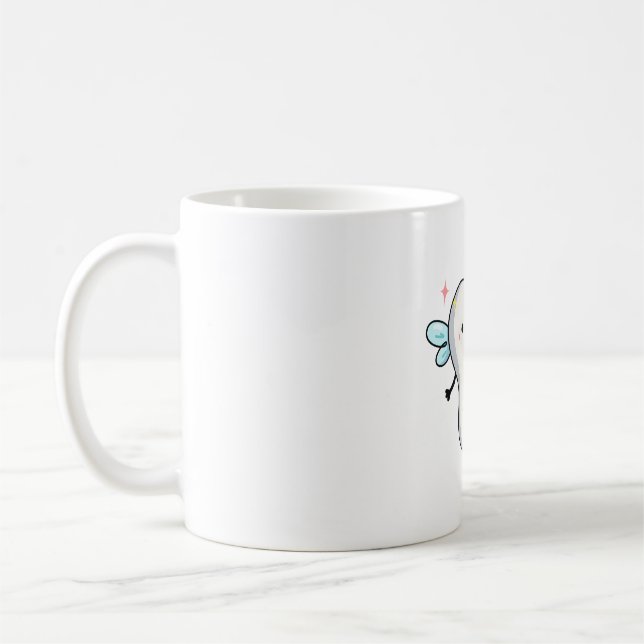 Kawaii Tooth Fairy Coffee Mug (Left)