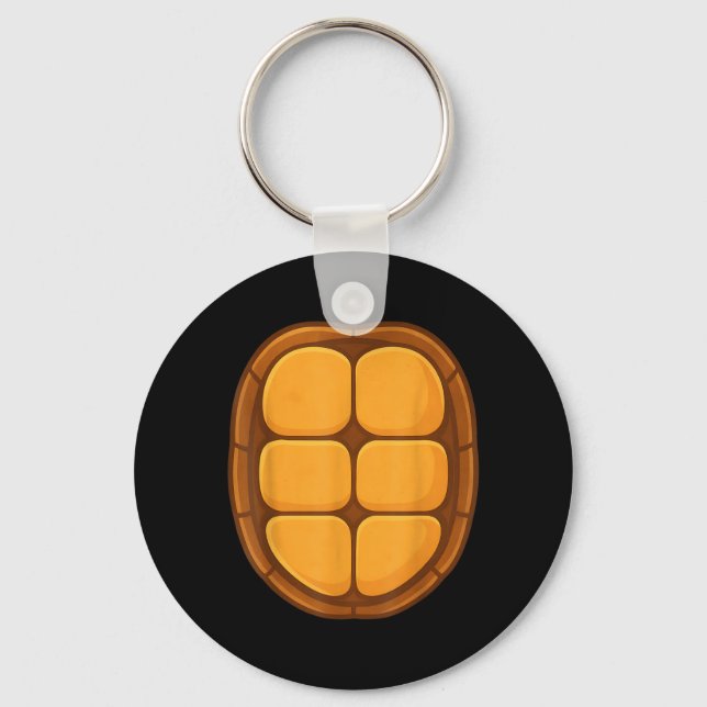 Kawaii Turtle Halloween Costume Turtle Shell Key Ring (Front)