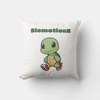 Kawaii Turtle Pillow – Cute Slomotionx Cartoon