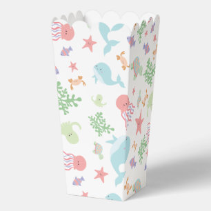 Kawaii Under the Sea Baby Shower Neutral Pastel  Favour Box