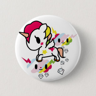 Kawaii Unicorn Badge