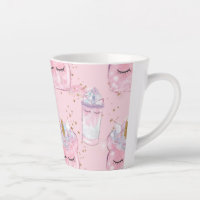 Kawaii Unicorn Toast & Milkshake – Pastel