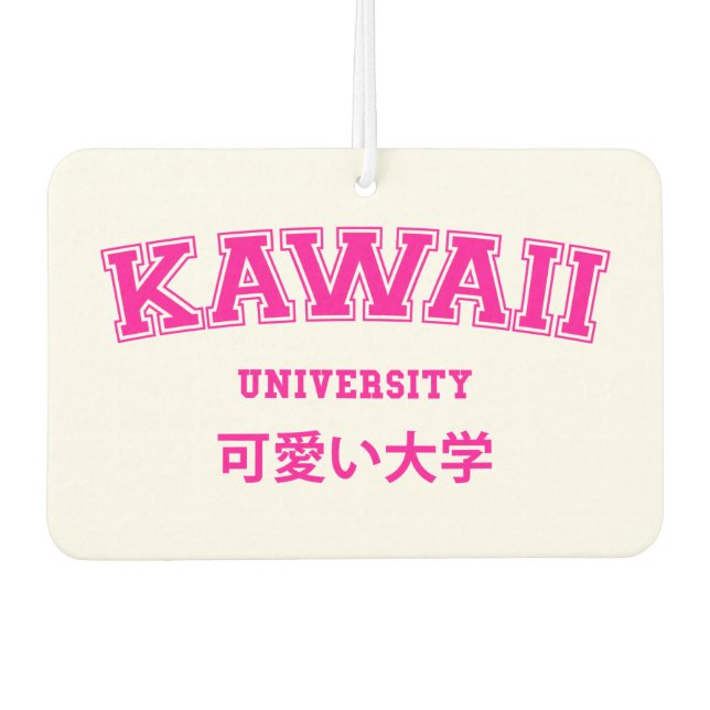 KAWAII UNIVERSITY CAR AIR FRESHENER (Front)