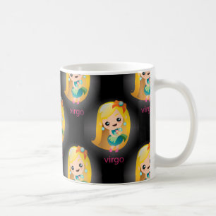 kawaii virgo coffee mug