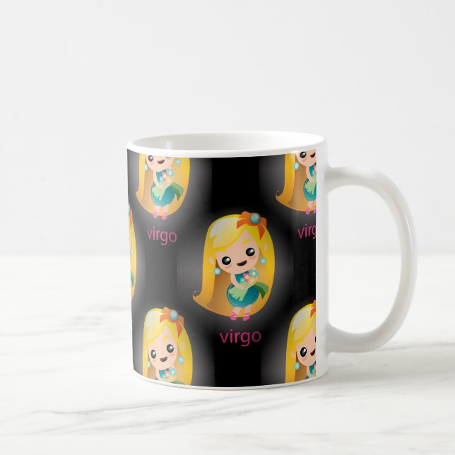 kawaii virgo coffee mug (Right)