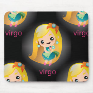 kawaii virgo mouse pad