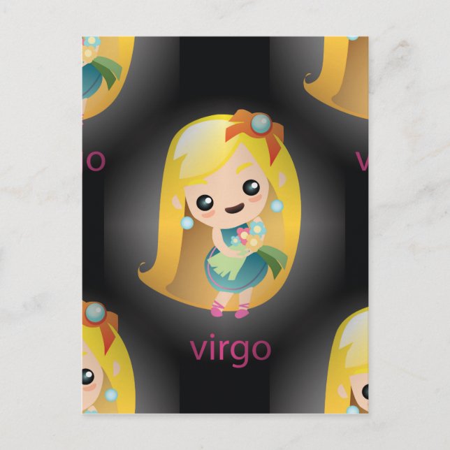 kawaii virgo postcard (Front)