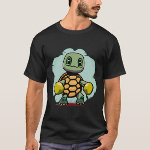 Kawaii Warrior The Turtle'S Love For Mixed Martial T-Shirt