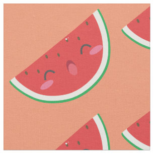 Kawaii Watermelon Fabric