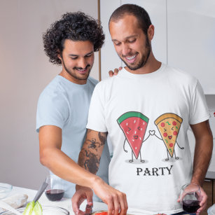 Kawaii Watermelon Pizza Party Food Lover Unisex T-Shirt