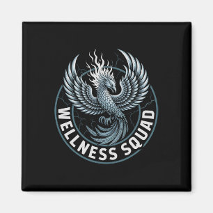 Kawaii Wellness Squad Recovery Rehab Rockstar Pta Magnet