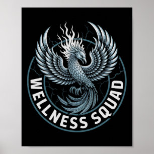 Kawaii Wellness Squad Recovery Rehab Rockstar Pta Poster