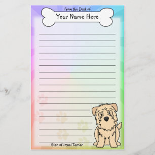 Kawaii Wheaten Glen of Imaal Terrier Stationery