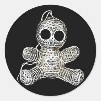 Kawaii White Voodoo Doll Funny Magic Toy