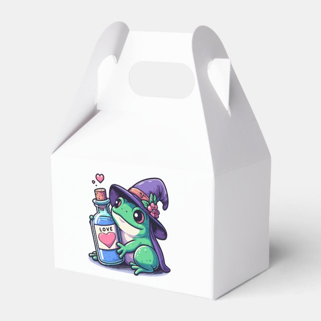 Kawaii witchy love potion favour box (Front Side)